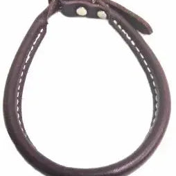 Round Leather Dog Collar