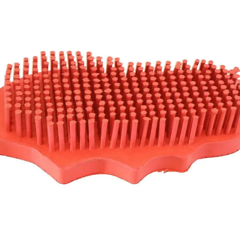 Snuggy® Groomer Soft Teeth Rubber Curry Orange Horse