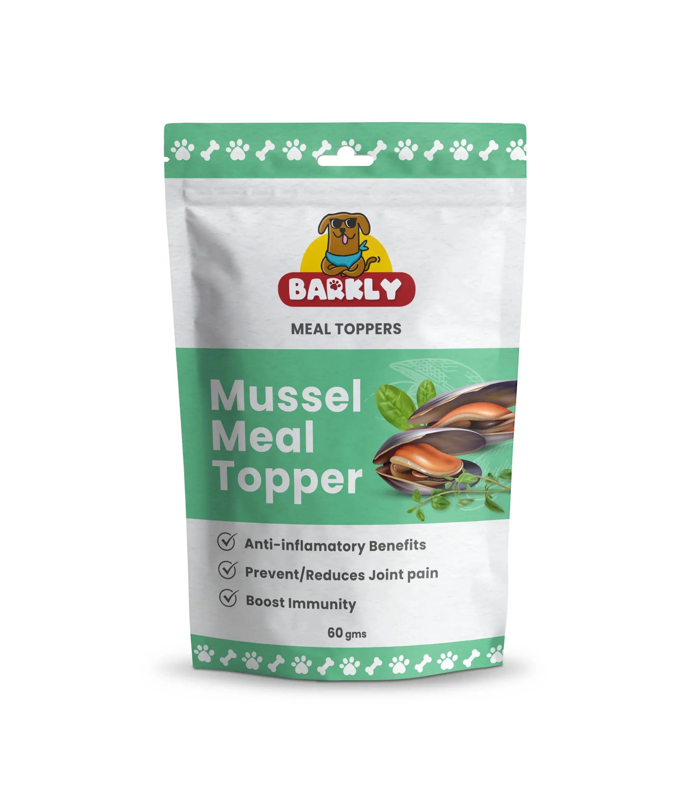 Mussel Meal Topper Dog