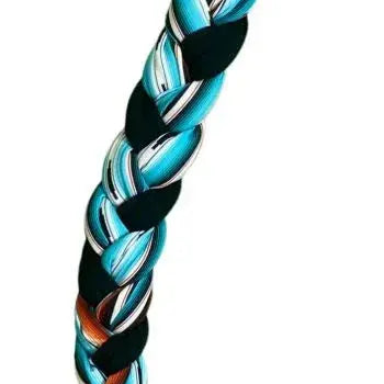 Teal Serape Braid-In Lycra Tail Bag