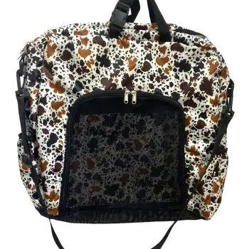 Cow Print Sport Boot Carry-All Bag Horse