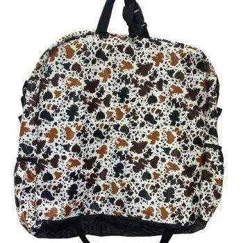 Cow Print Sport Boot Carry-All Bag Horse