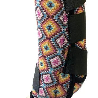 Showman ® Daybreak Aztec Elite Equine Sport Medicine Boot *Sold in Pairs*