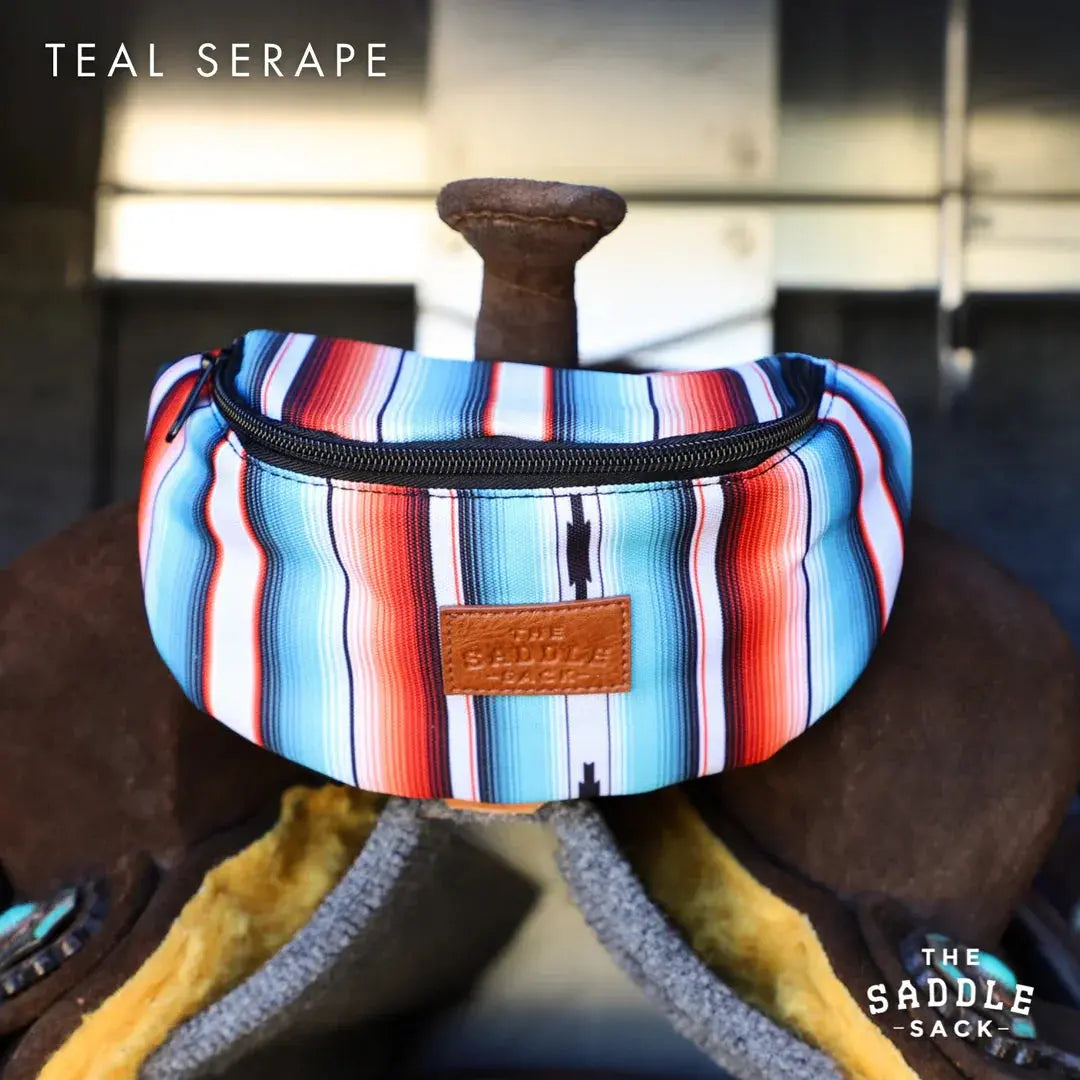 SADDLE SACK PRO Teal Serape Horse