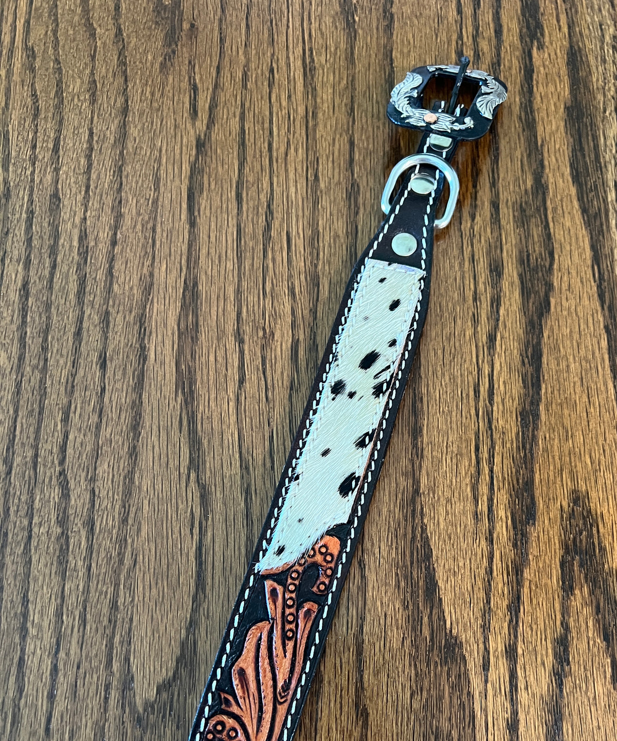 Tool Cowhide Leather Dog Collar