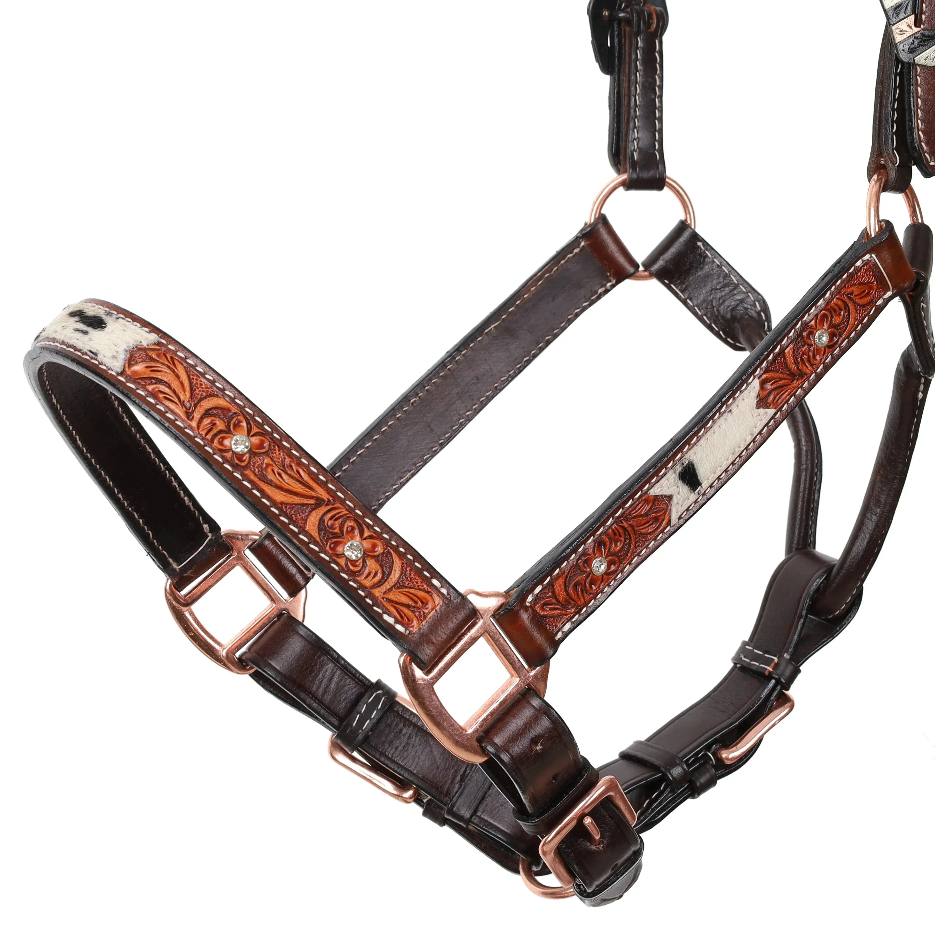 Pansy Leather Halter Horse