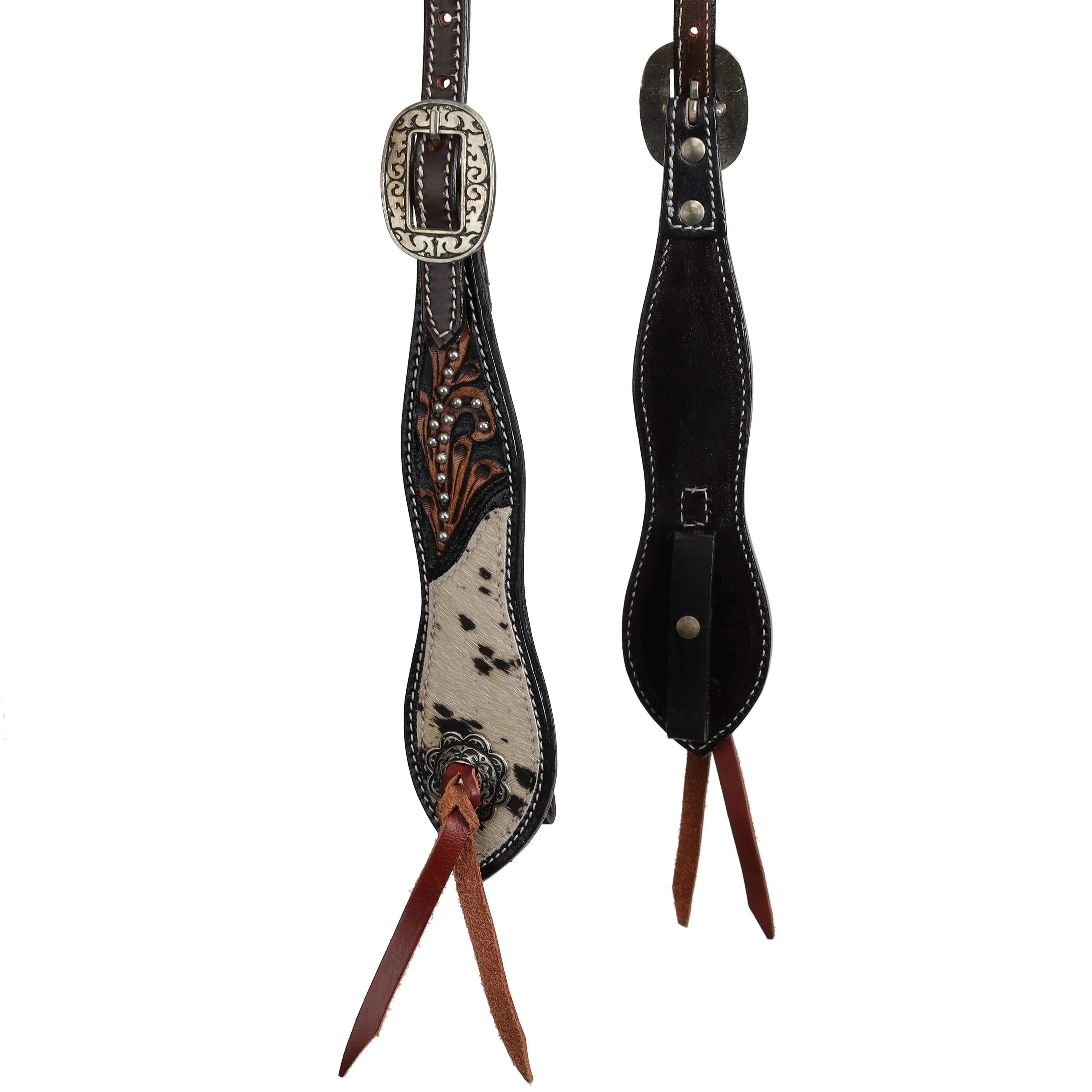 Wildflower Hide One Ear Headstall Horse