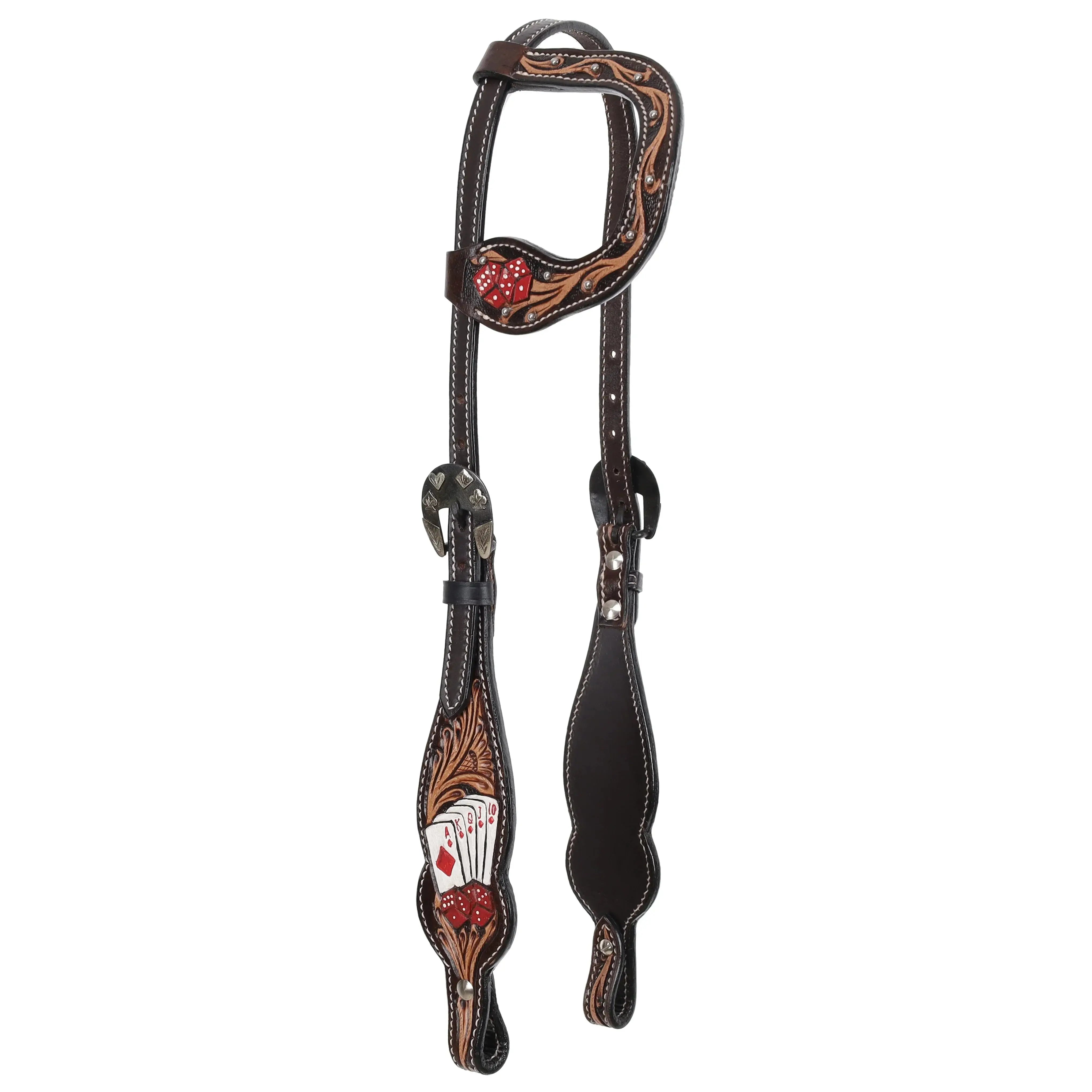 Diamond Flush One Ear Headstall Horse