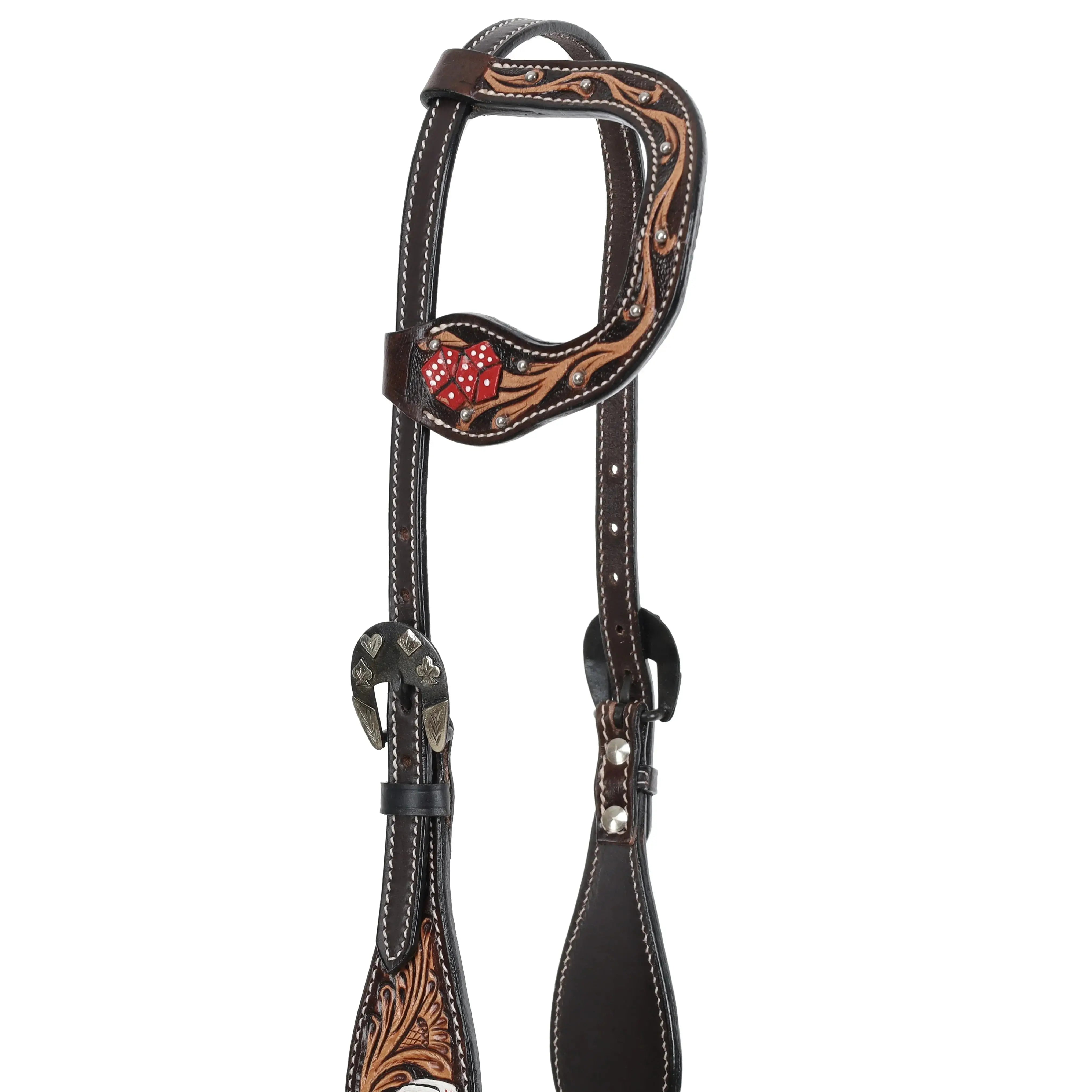 Diamond Flush One Ear Headstall Horse