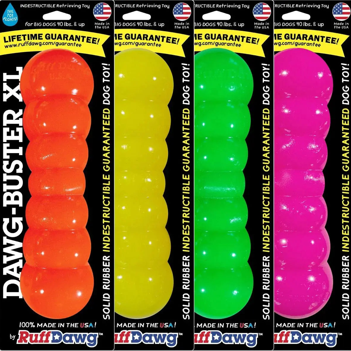 Ruff Dawg Indestructible Dawg-Buster Dog Toys