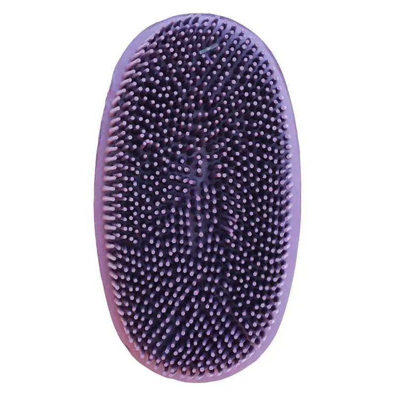 Oval Face Curry Grooming & Bathing Pet Brush Horse