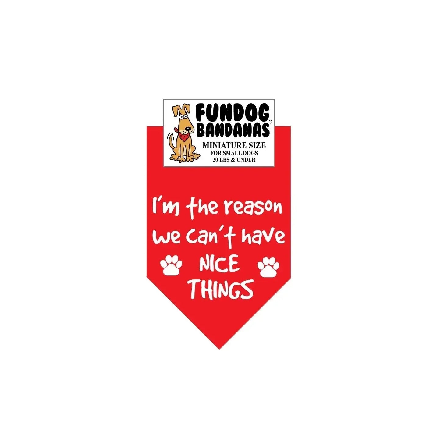 I'M the Reason We Can't Have Nice Things-Made in USA Dog