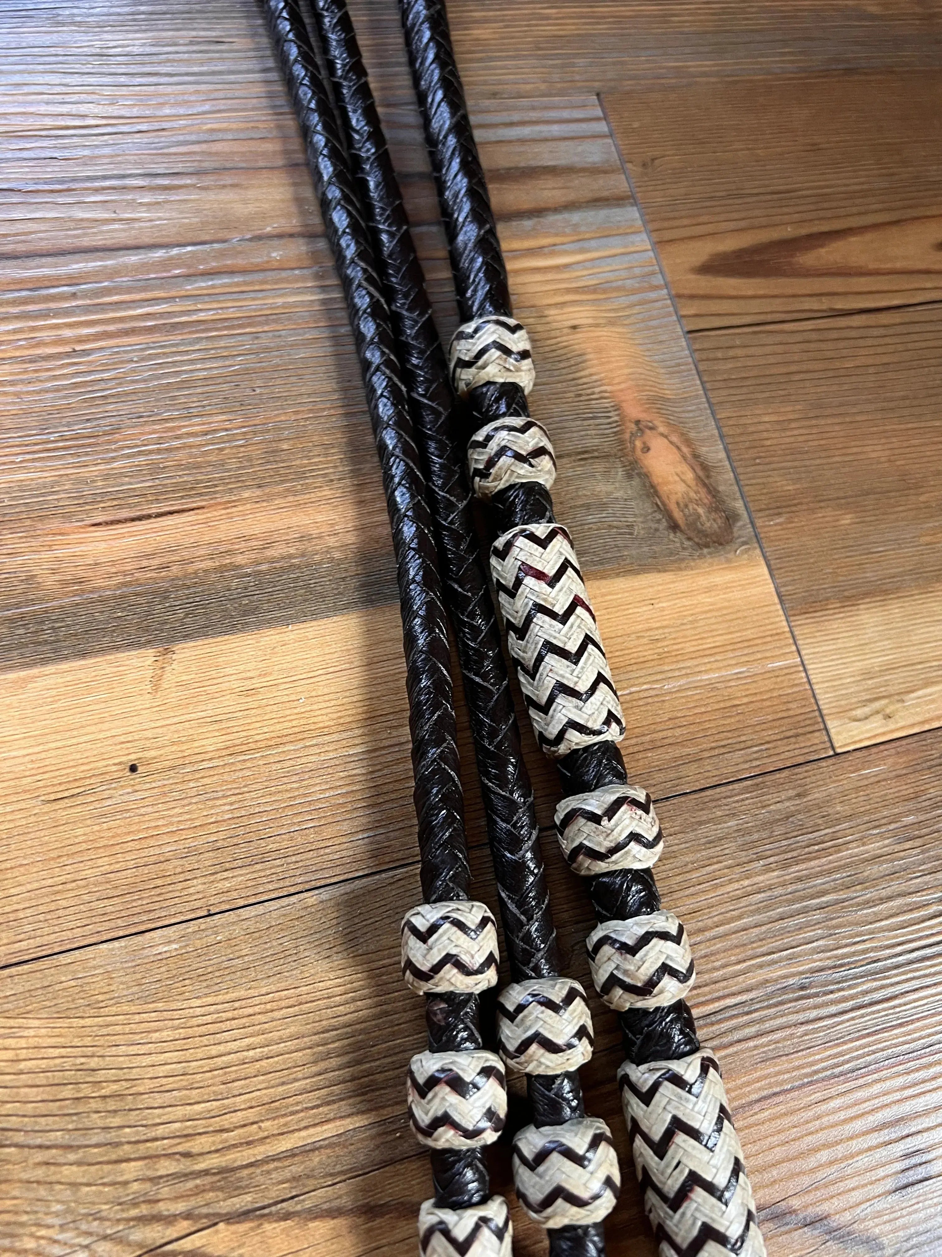 Romal Reins Dark Brown, 10 Plaits Romel Reins, 55" Romel Reins With Reins Connectors