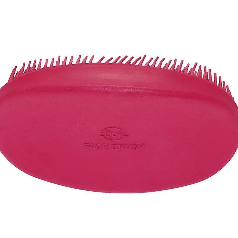 Oval Face Curry Grooming & Bathing Pet Brush Horse