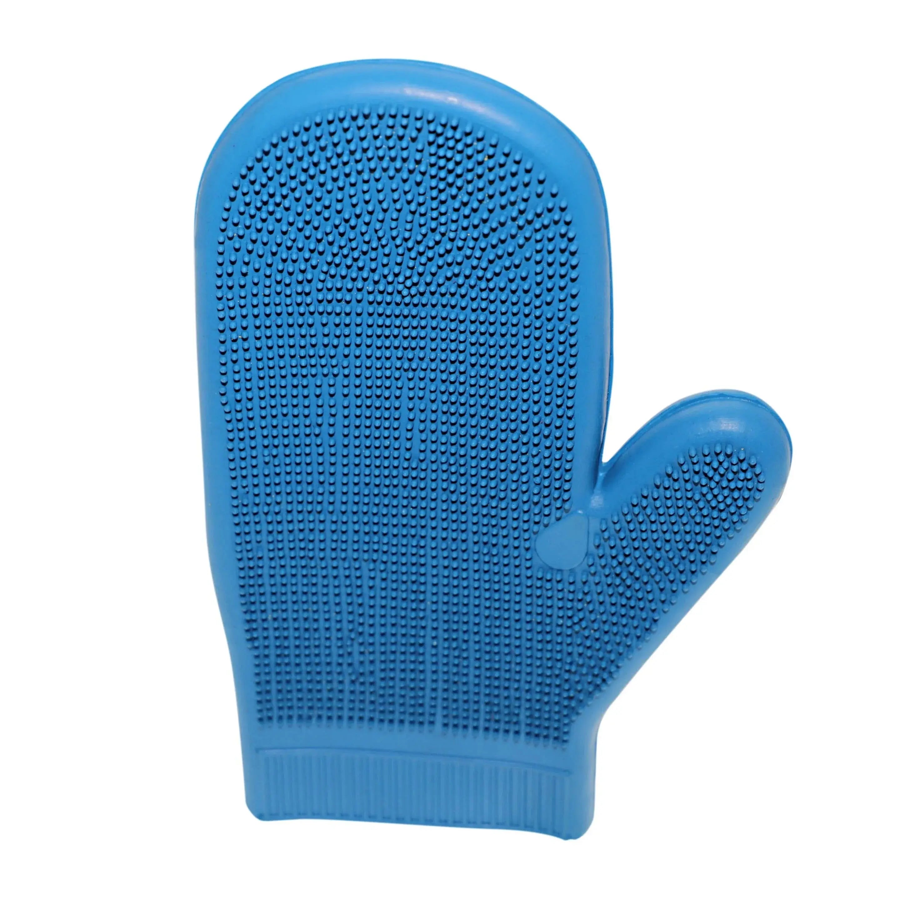 Massage Grooming Glove Pacific Blue Horse