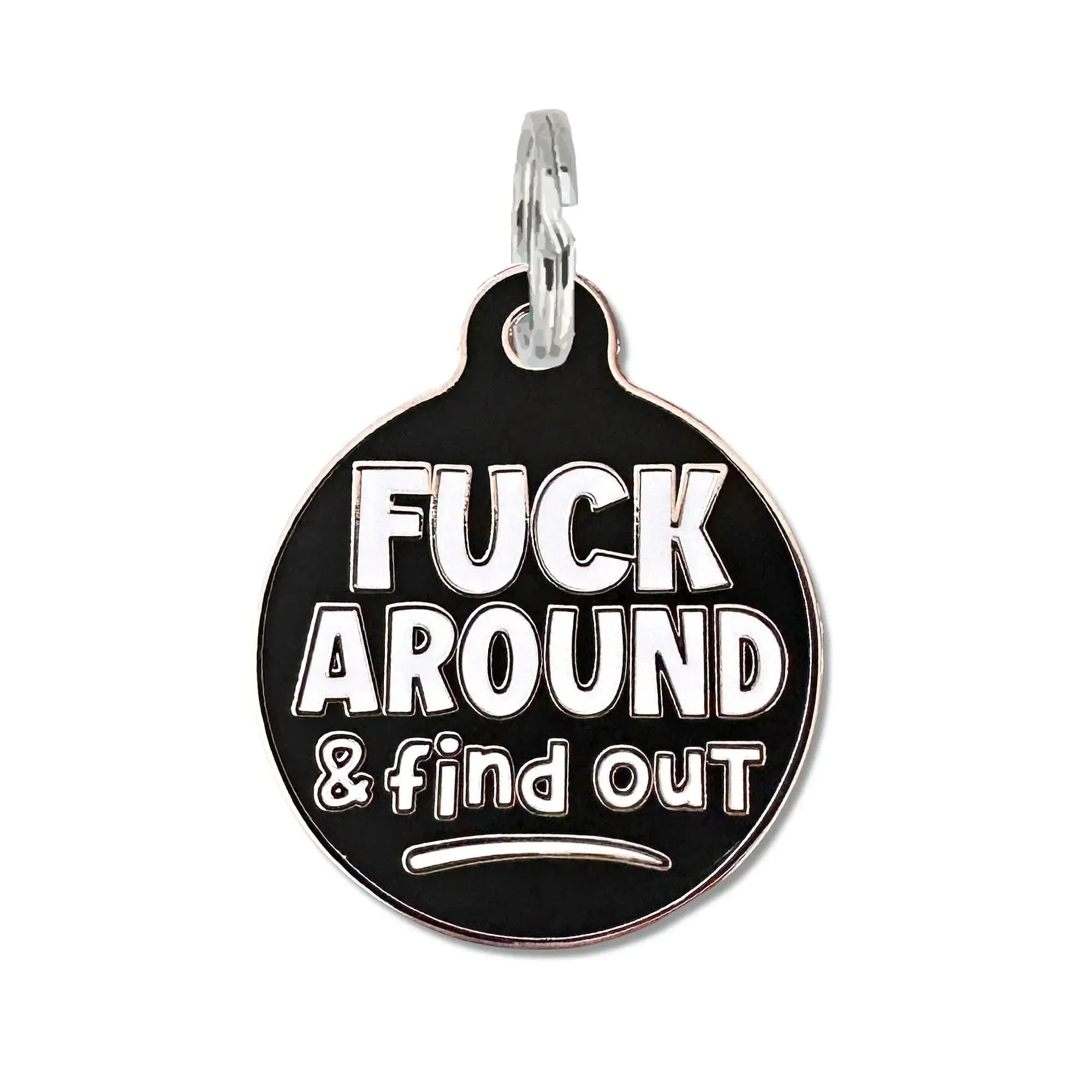 Personalized Pet ID Tag with Scannable Code - FAFO