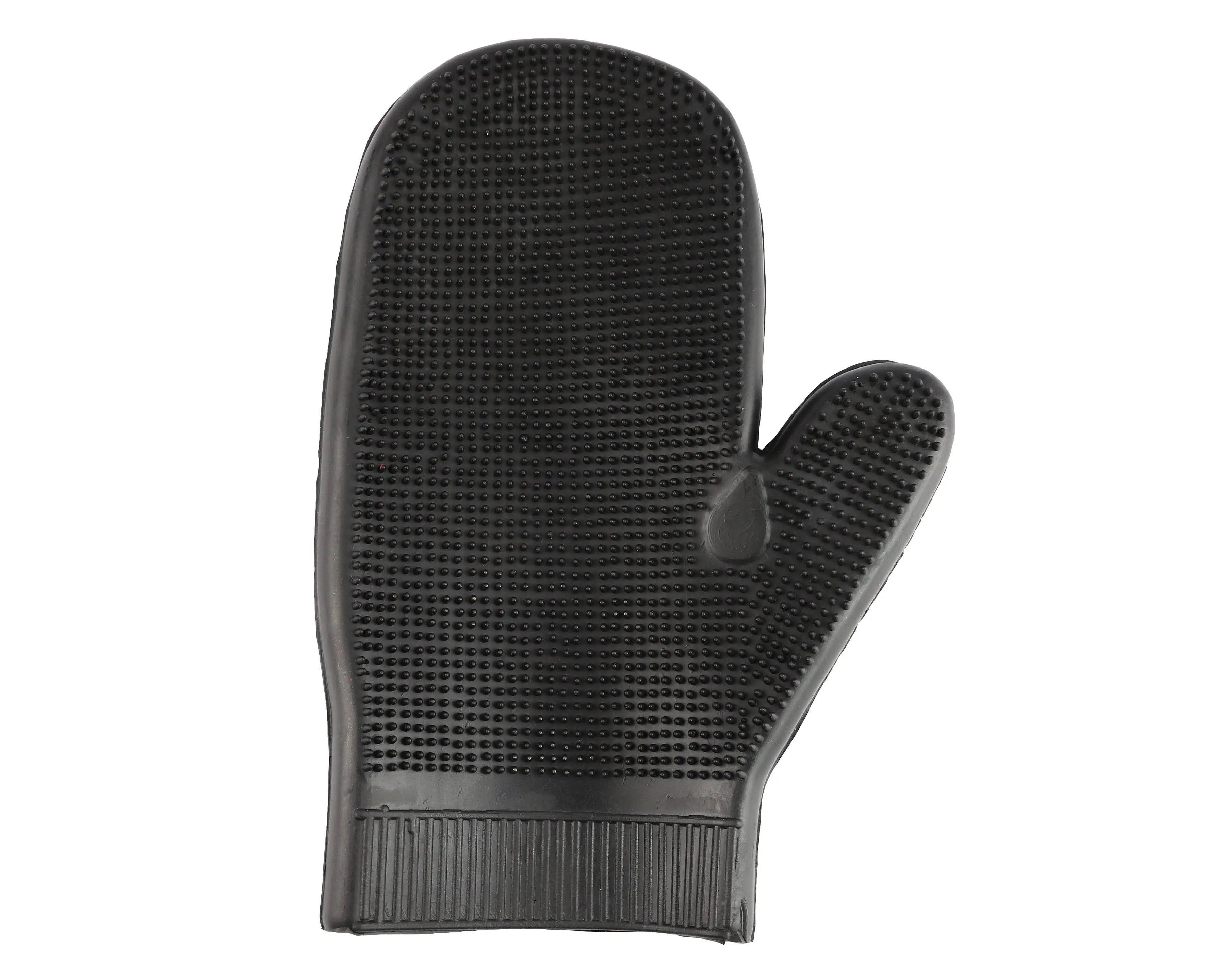 Massage Grooming Glove Black Horse