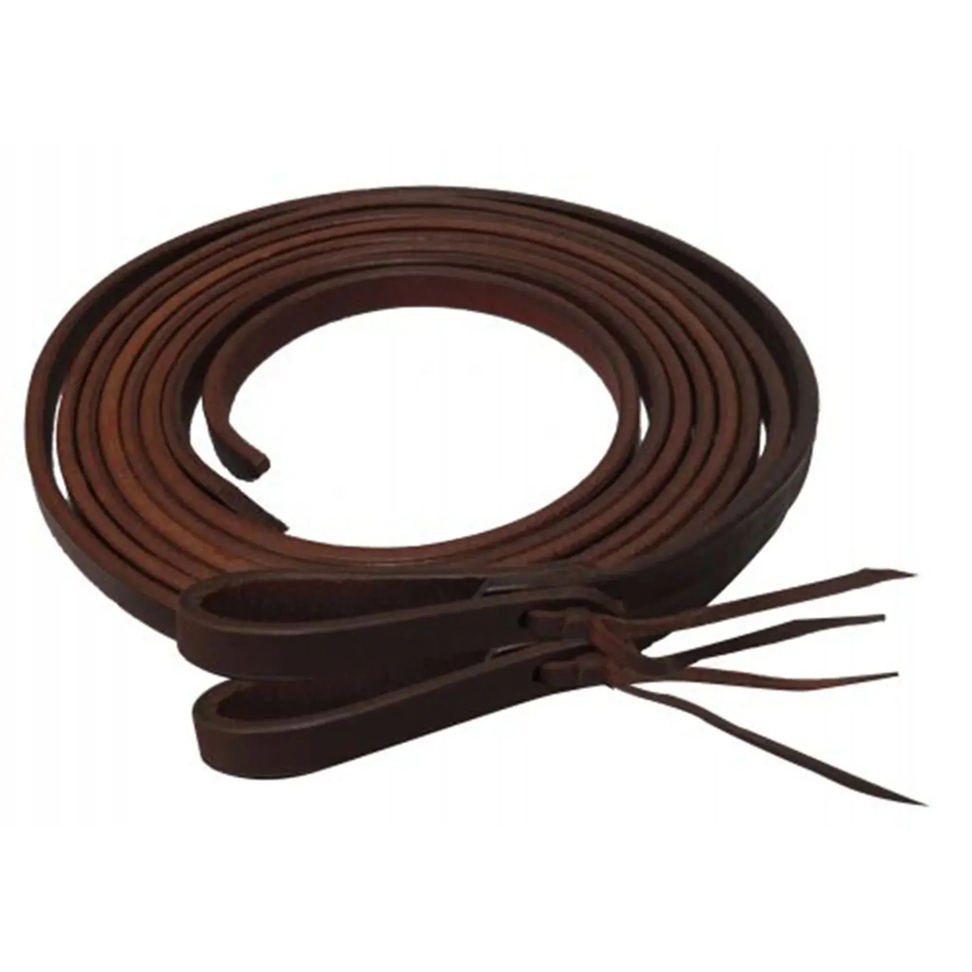 8' x 1/2" Oiled Harness Leather Split Reins Horse
