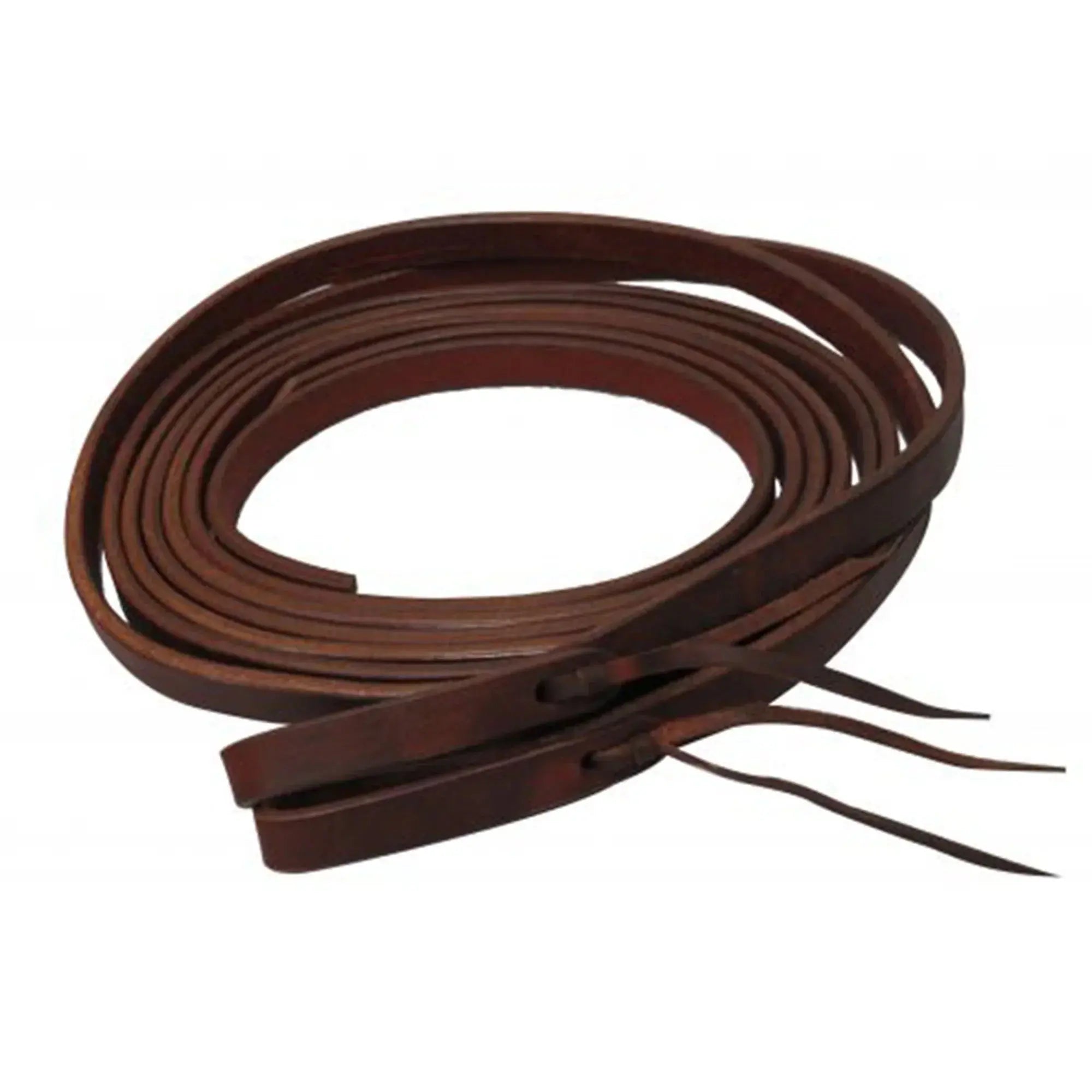 8ft X 5/8" Oiled harness leather split reins Horse