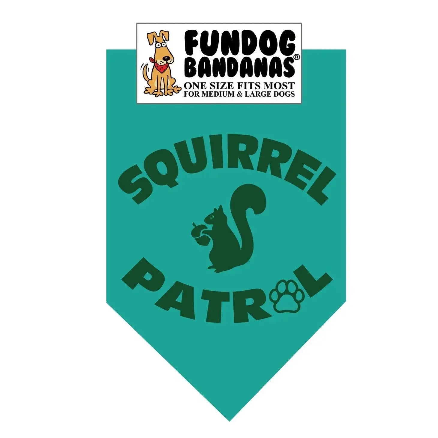 Squirrel Patrol Bandana-Made in USA Dog