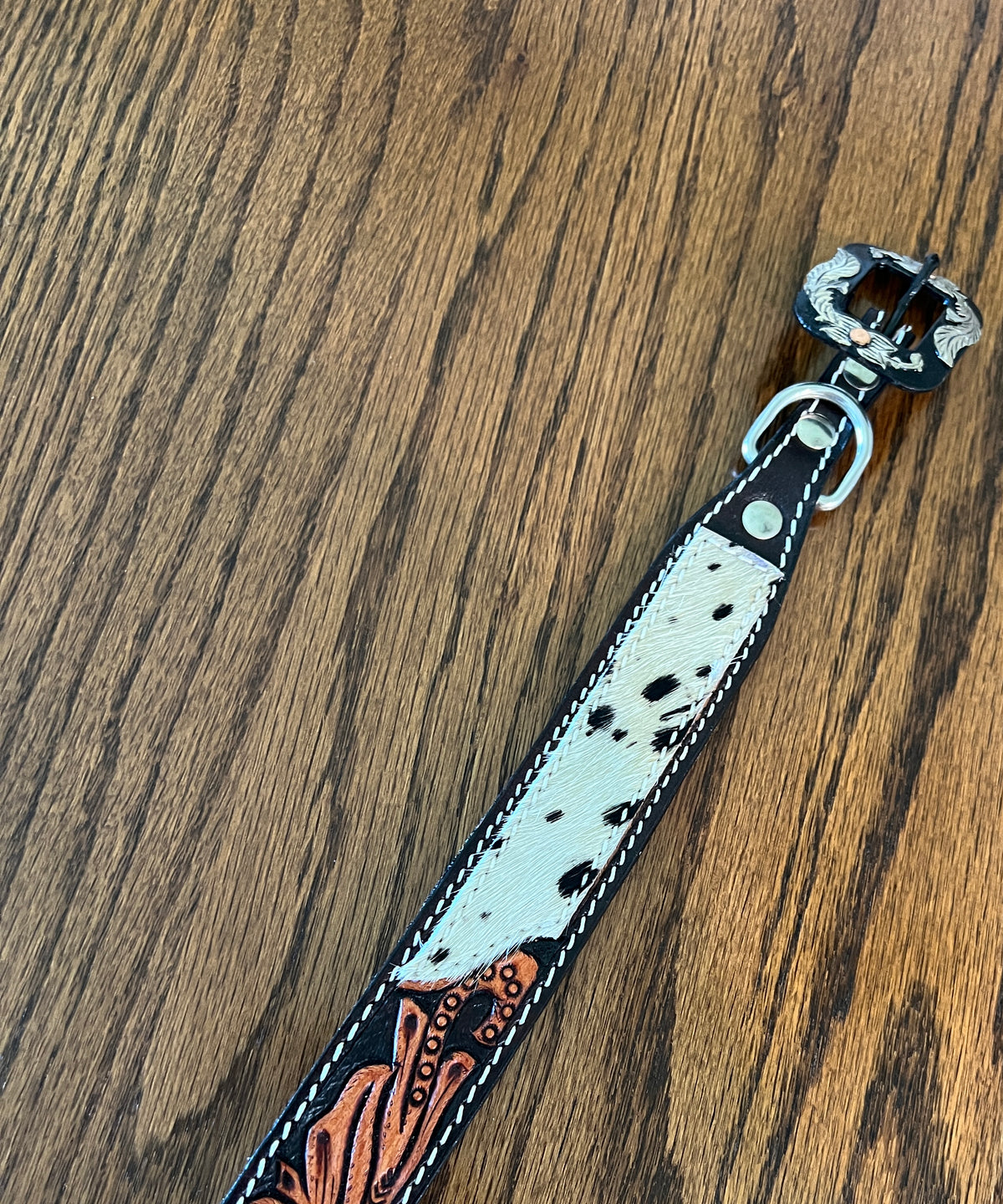 Tool Cowhide Leather Dog Collar