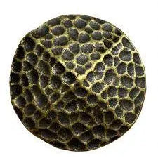 Gold Tone hammered concho with Screw