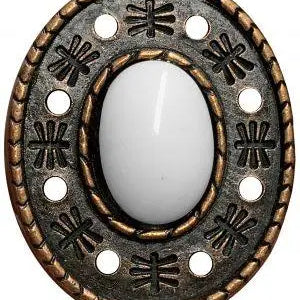 Copper Embossed Concho with Screw