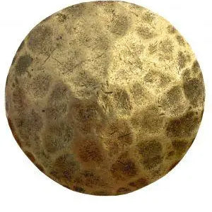 Gold Tone hammered concho with Screw