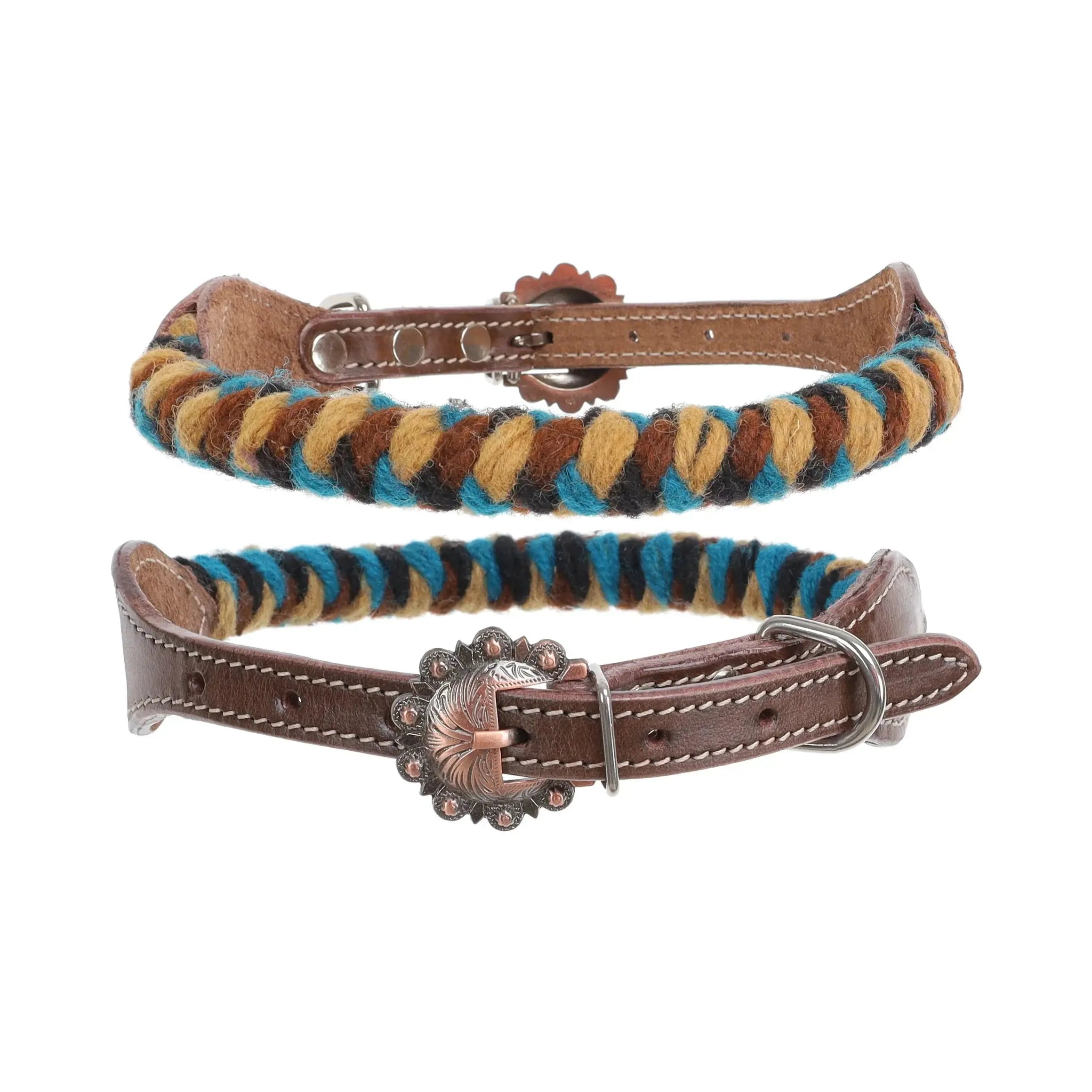 Desert Dawn Wool Dog Collar Dog