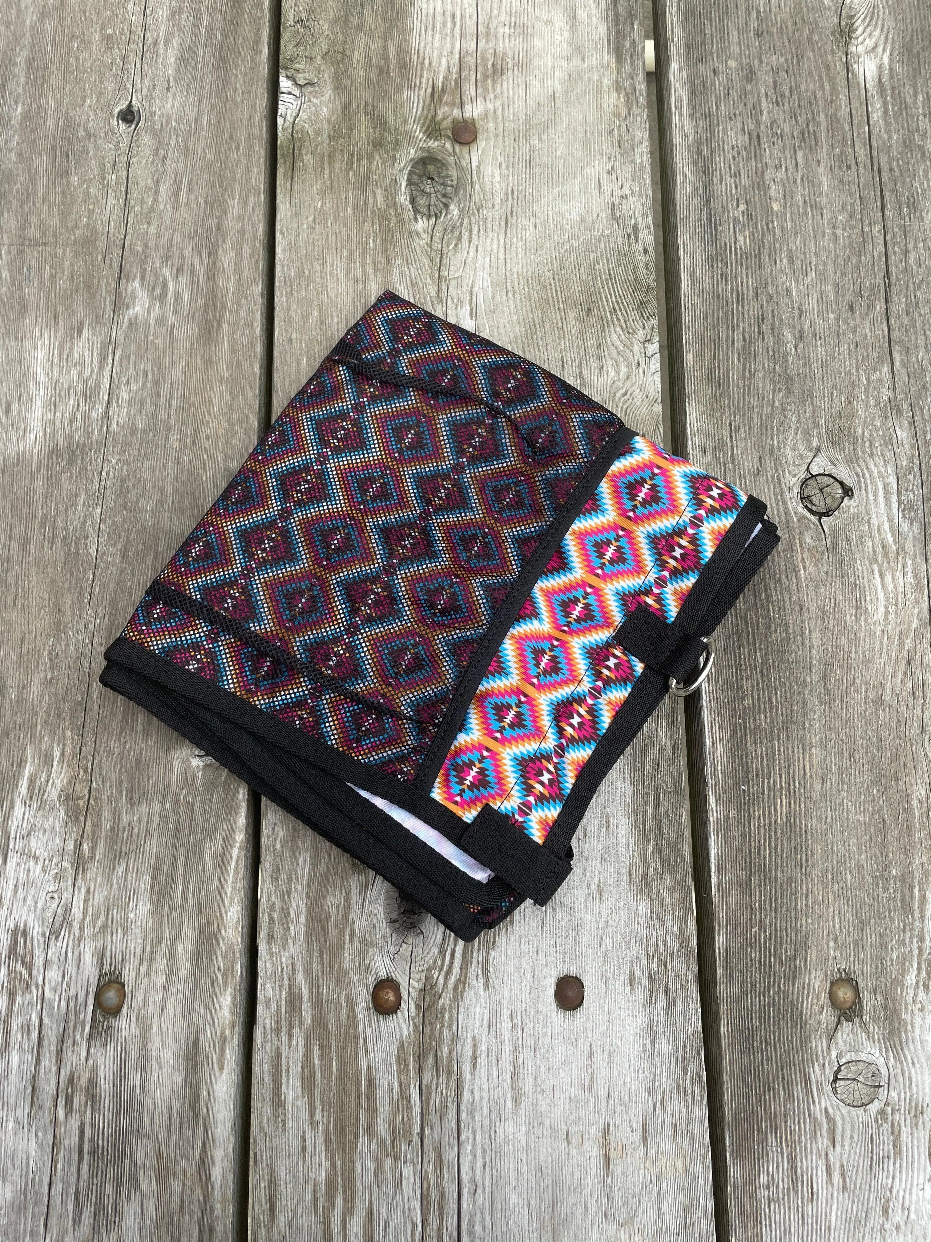 Bright Pink Aztec Hanging Trailer Organizer