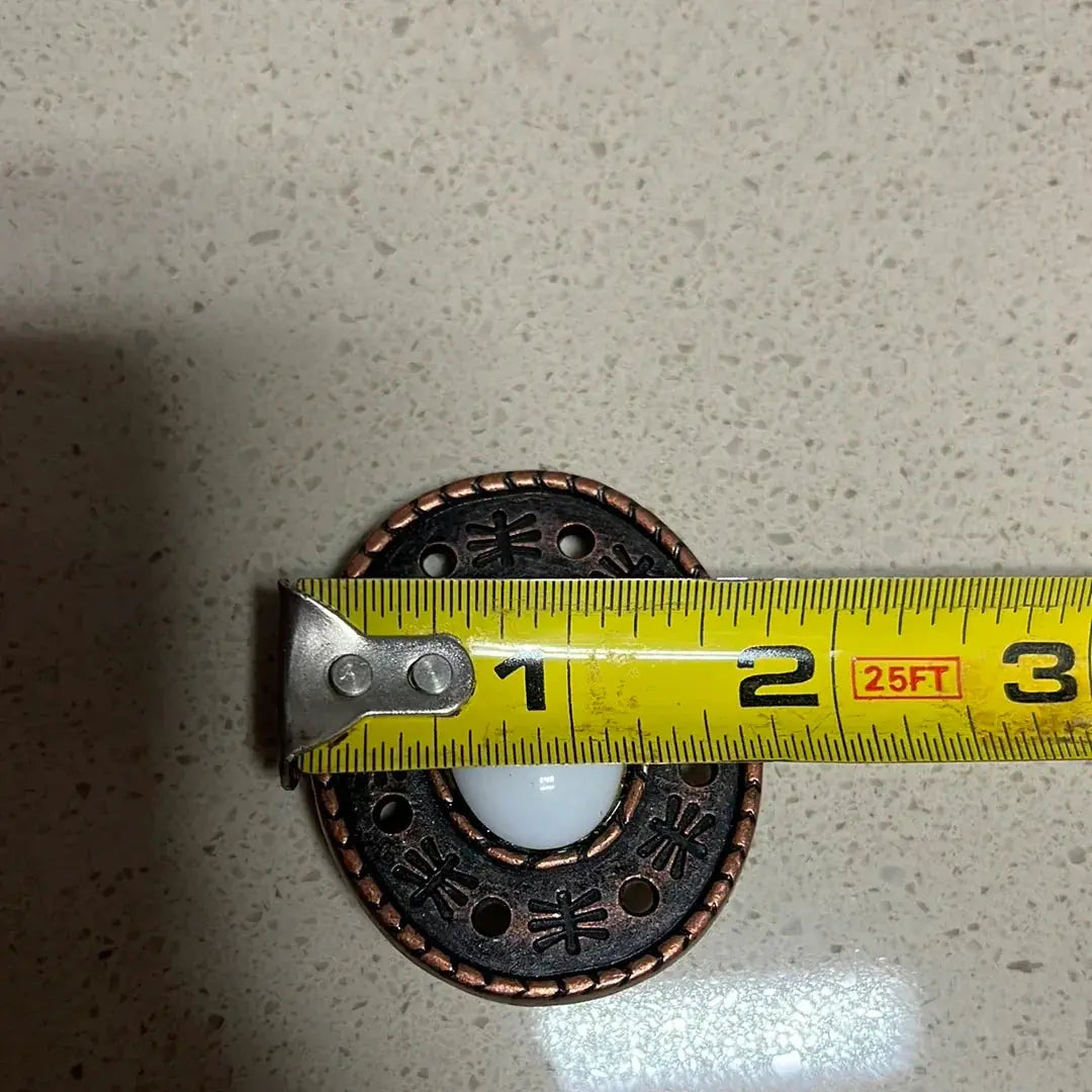 Copper Embossed Concho with Screw