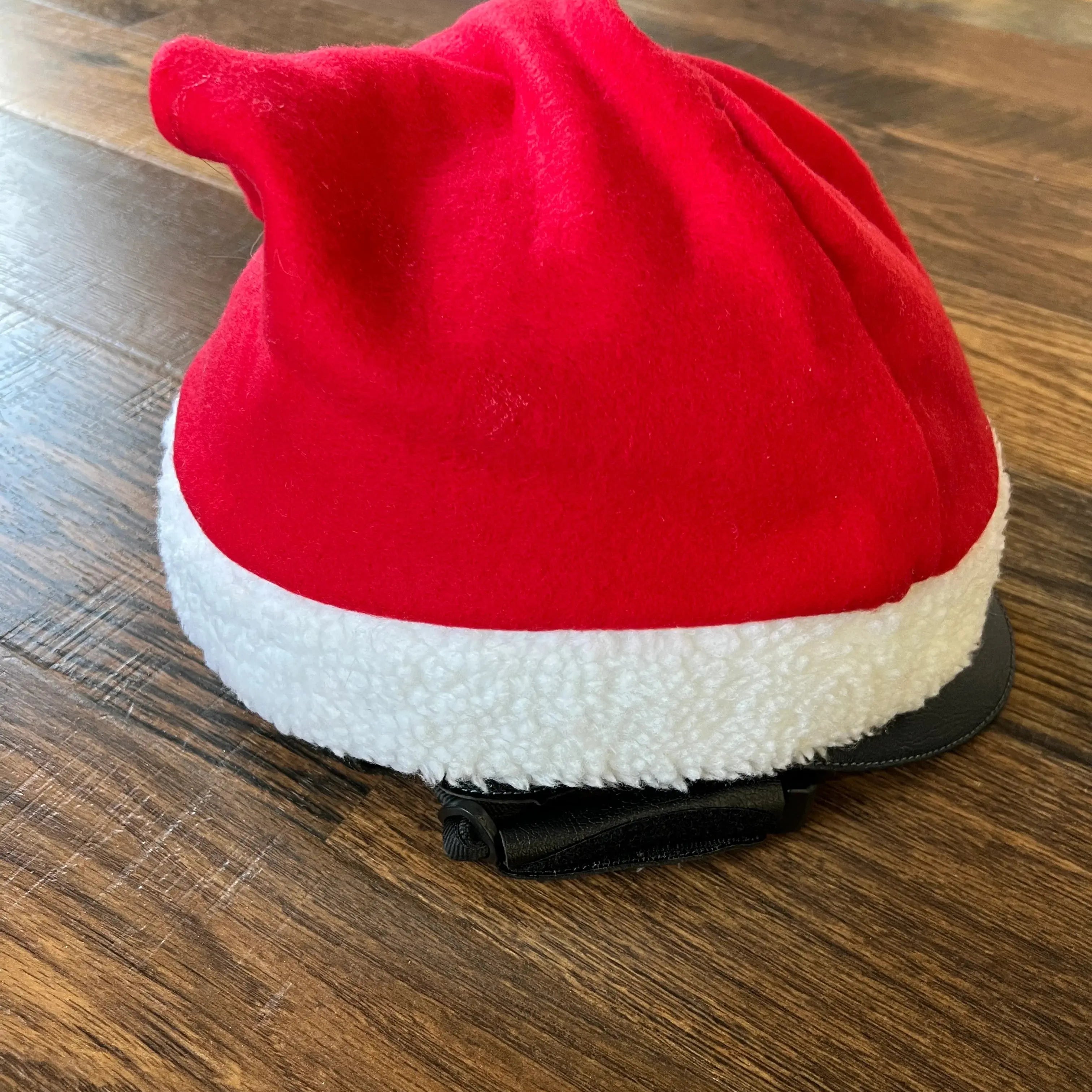 Helmet Sized Santa Hat Horse Tack