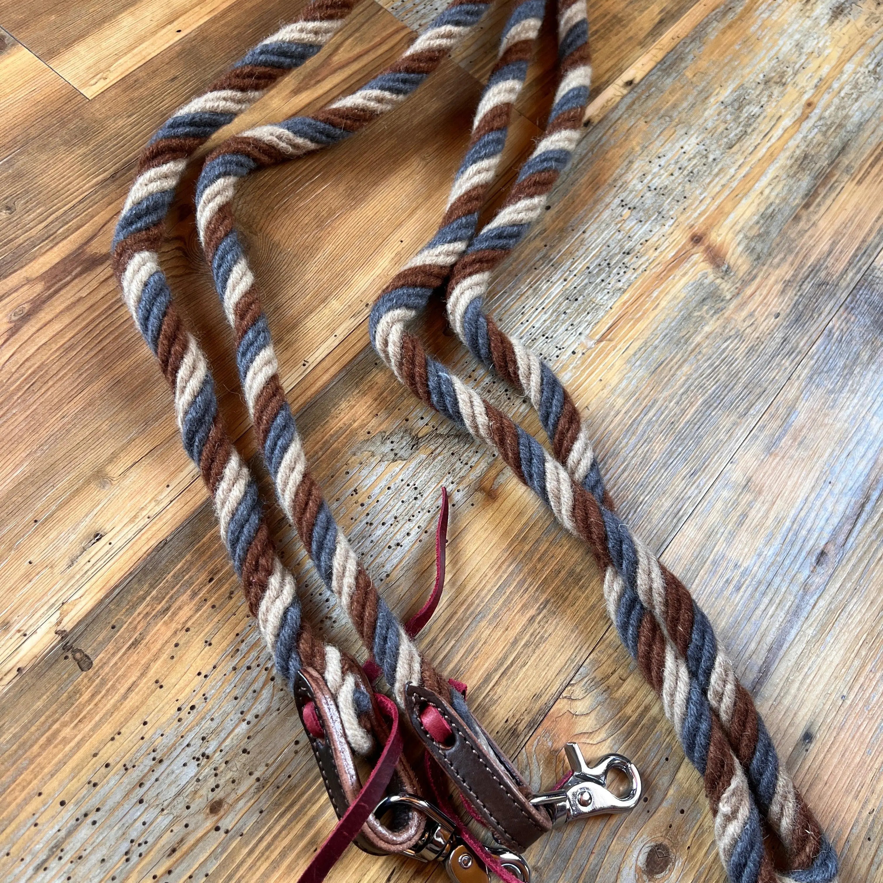 Dust & Denim Mohair Contest Reins - 8 Ft Reins
