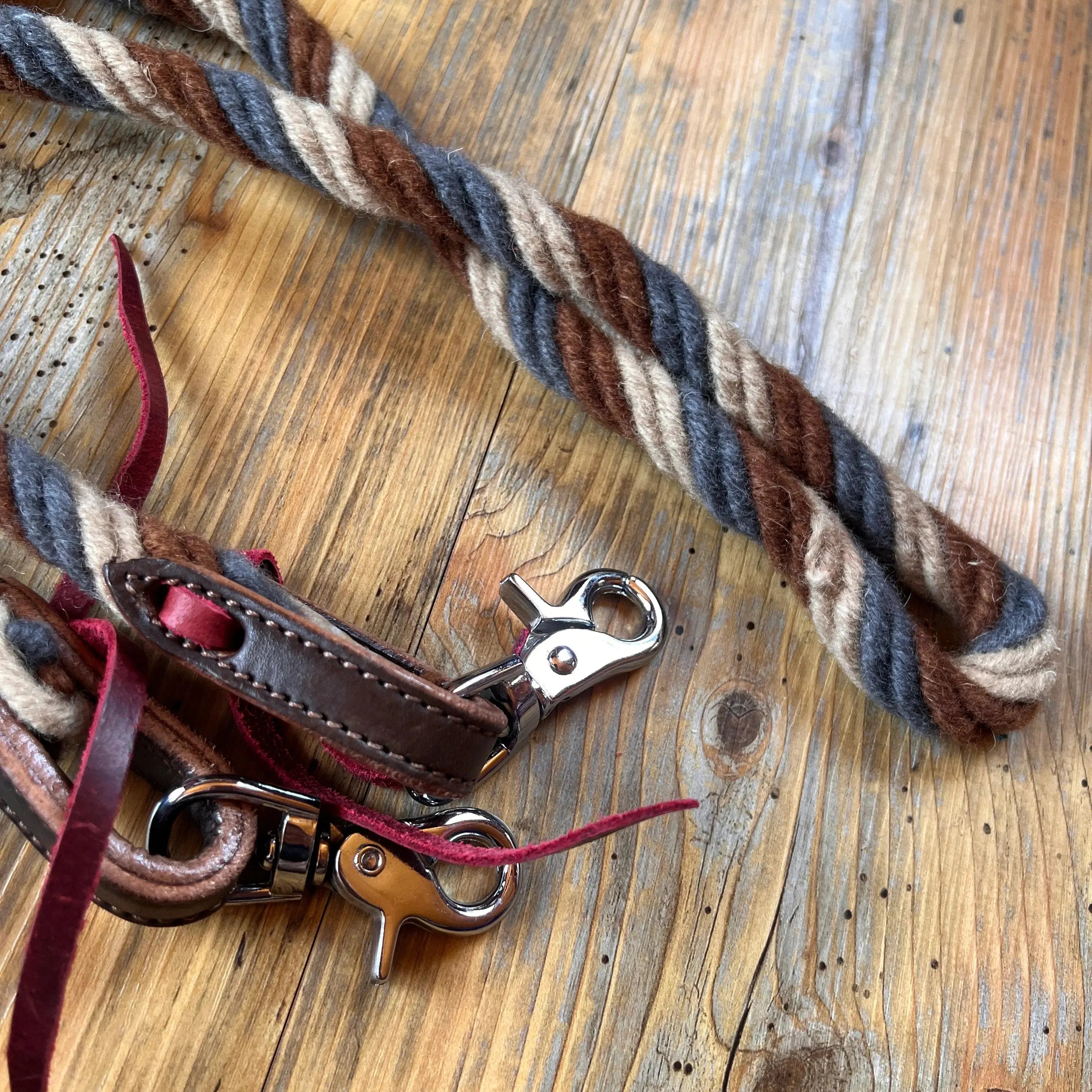 Dust & Denim Mohair Contest Reins - 8 Ft Reins