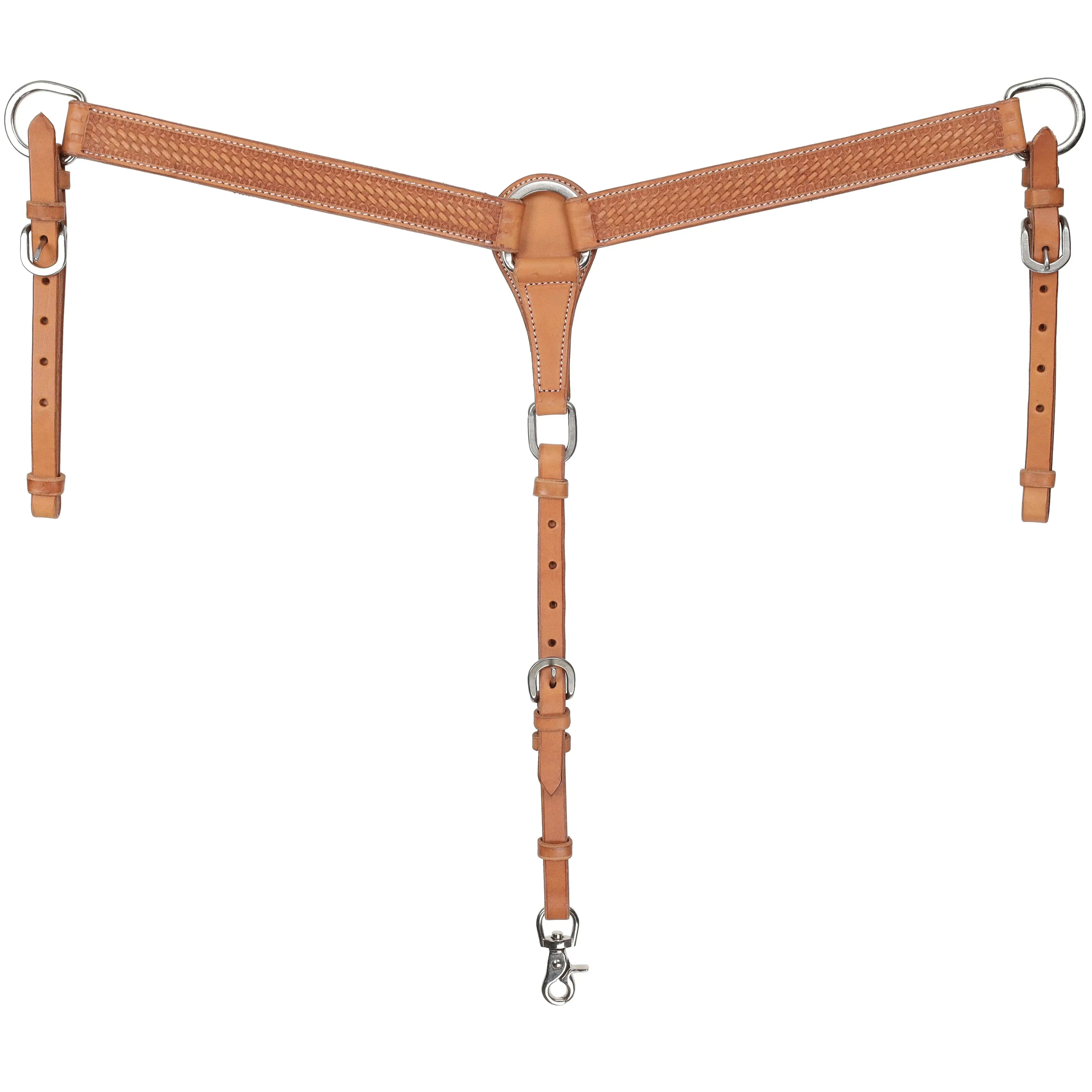 Argentina Cow Leather Browband, One Ear Headstall OR Breastcollar - Mini/Small Pony Horse Breastcollar