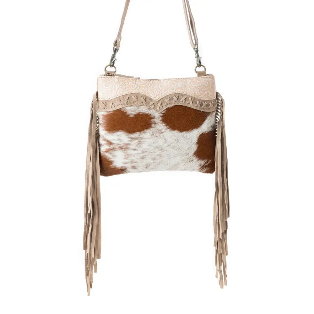 Mesa Rebel Hairon Bag In Spotted Tan