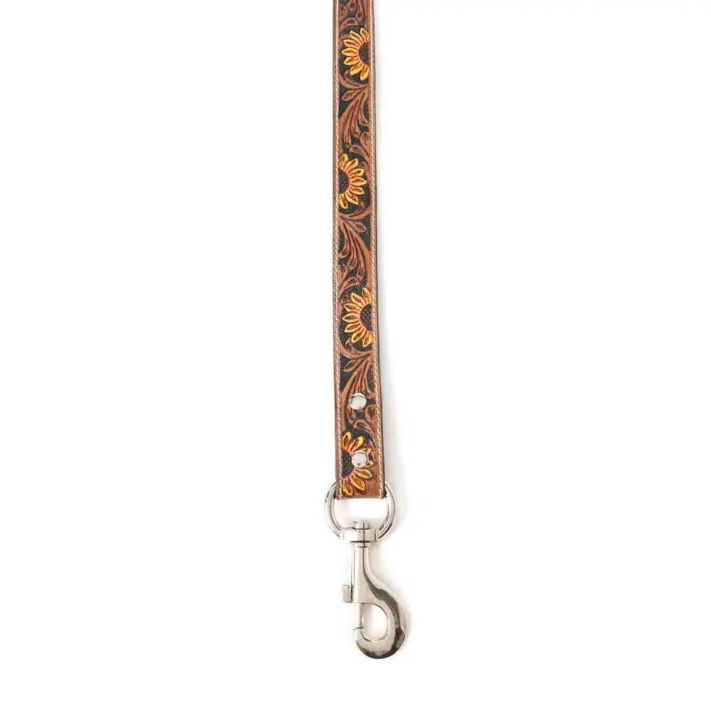 Yellow Sunflower Leash Dog