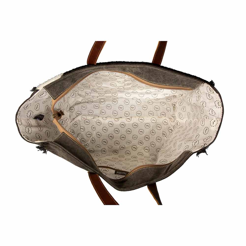 Cartwright Hand-Tooled Bag inside