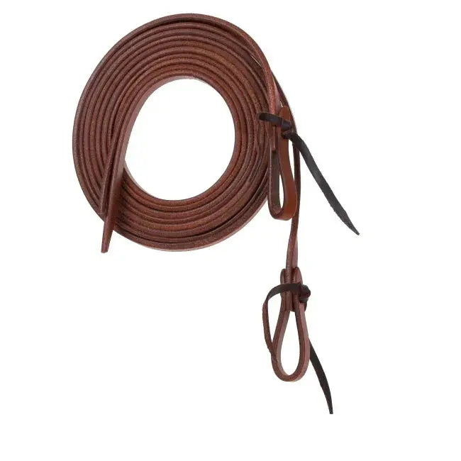 1/2" x 8' Oiled Harness Cow Leather Split Reins Horse