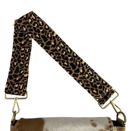 Cheetah Embroidered Nylon Replacement Bag Strap