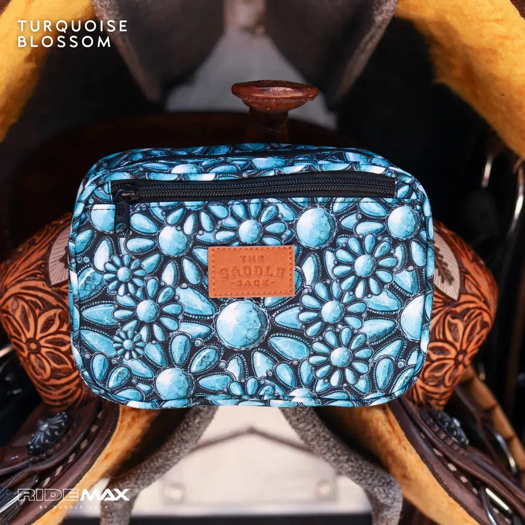 RIDEMAX BAG BY SADDLE SACK Turquoise Blossom Horse