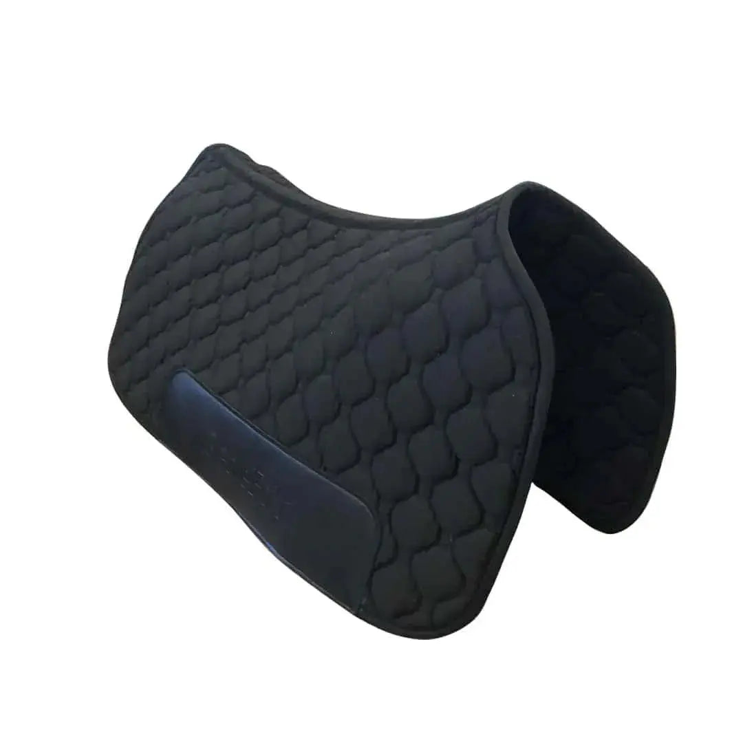 New Benefab Therapeutic Western black quilted saddle pad with diamond pattern