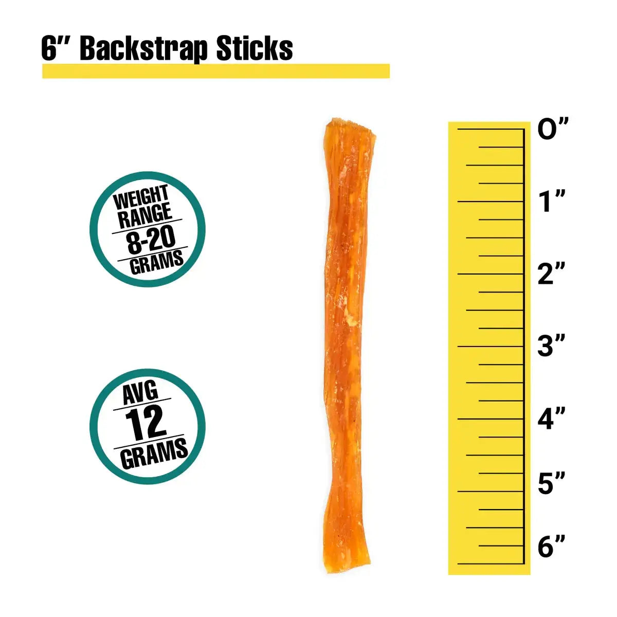 6” Backstrap Sticks Dog