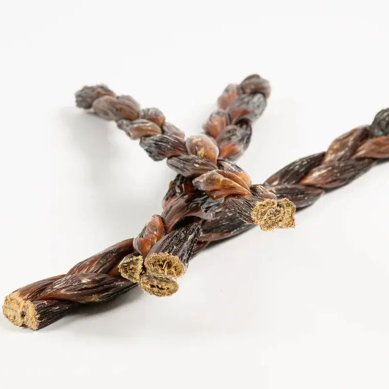 12" Braided Gullet Sticks Dog Treats