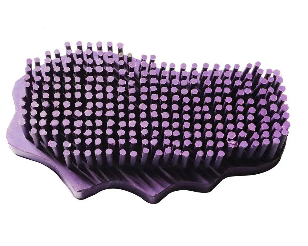 Snuggy® Groomer Soft Teeth Rubber Curry Purple Horse