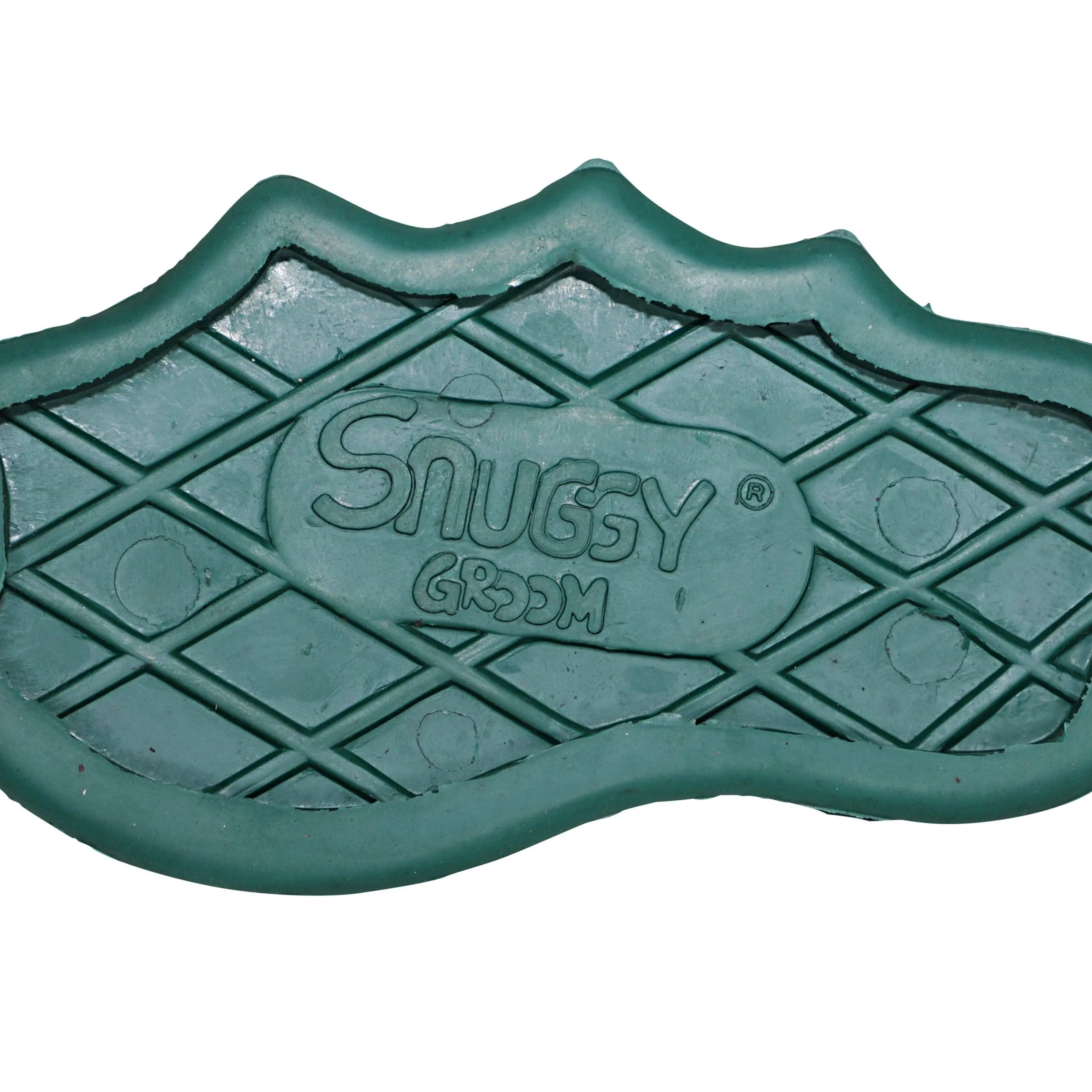 Snuggy® Groomer Soft Teeth Rubber Curry Dark Green Horse
