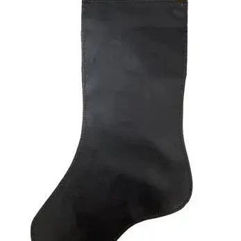 Blue Metallic Glitter Cowhide Christmas Stocking