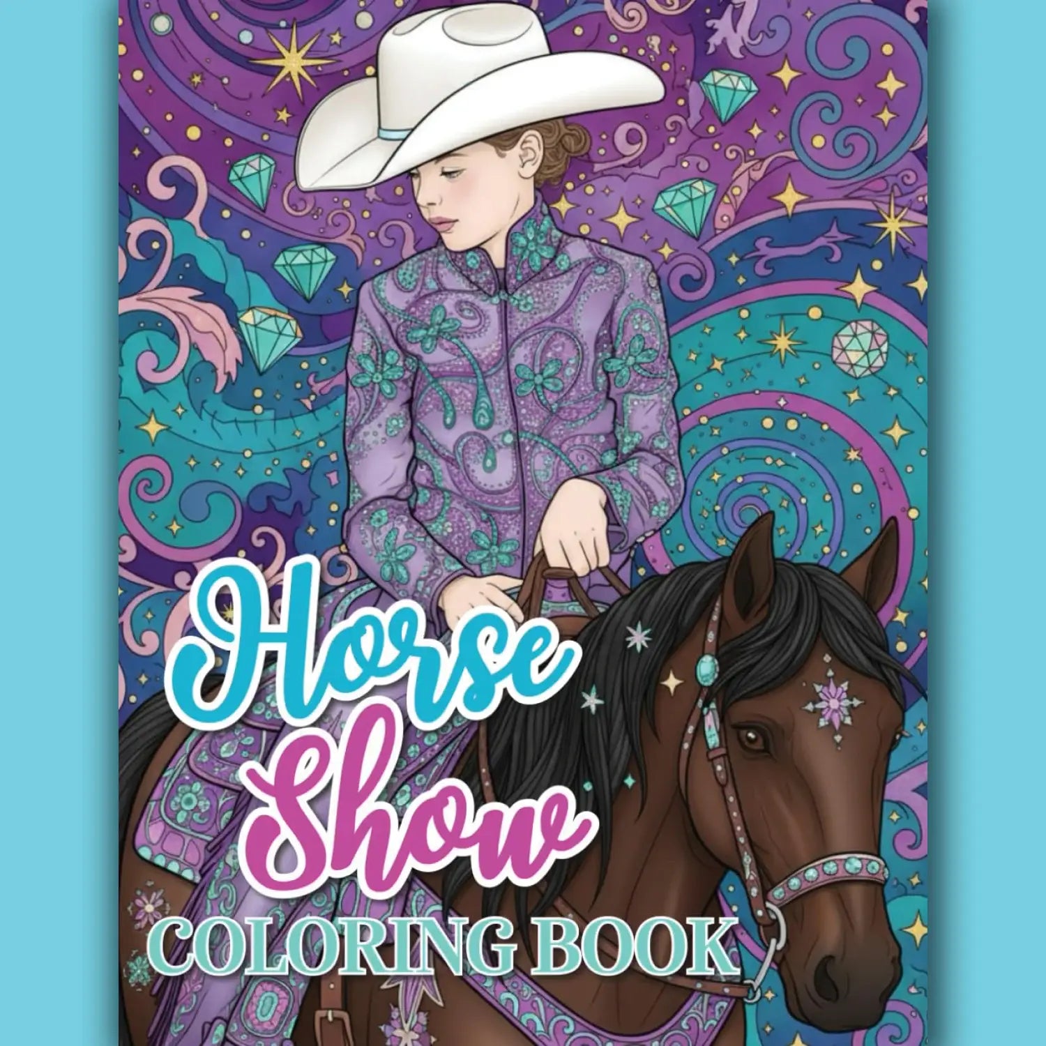Horse Show Coloring Book