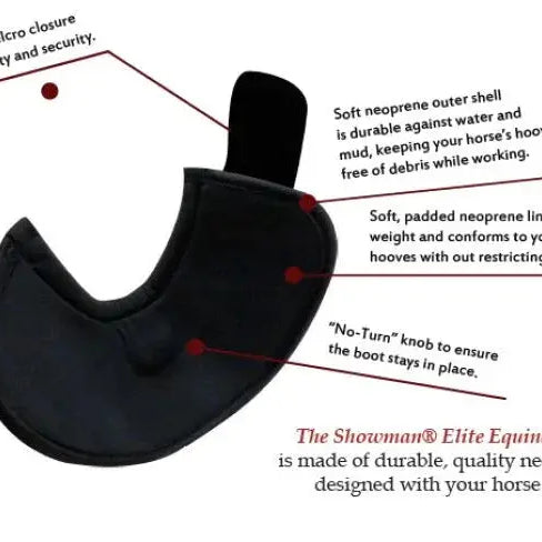 Showman ® Cow Print Elite Equine Bell Boot *Sold in Pairs*