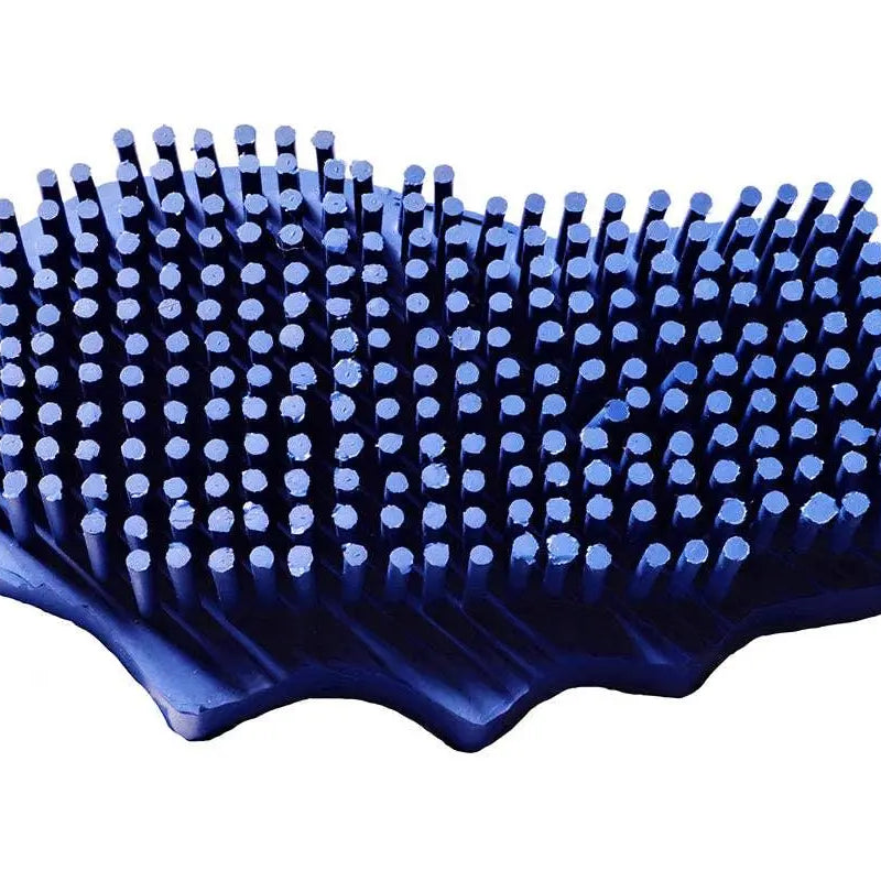 Snuggy® Groomer Soft Teeth Rubber Curry Navy Blue Horse